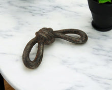Load image into Gallery viewer, Knot Tabletop Sculpture - Gray / Rust

