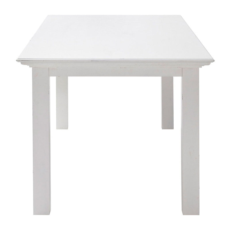 79" Solid Wood Dining Table - White