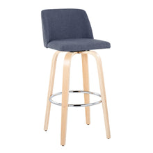 Load image into Gallery viewer, Toriano - Contemporary Fixed Height Barstool &amp; Swivel With Round Footrest (Set of 2)
