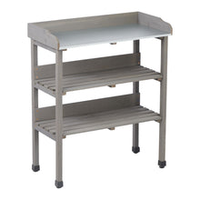 Load image into Gallery viewer, Outdoor Potting Table, 3 Tier Workbench
