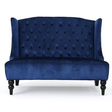 Load image into Gallery viewer, Nurturing - Upholstered Loveseat With Wing Back And Diamond Tufting

