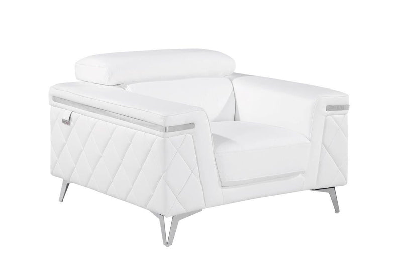 Metallic Arm Chair - Silver