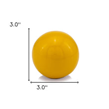 Load image into Gallery viewer, Decorative Orb Tabletop Sculpture (480017) - Yellow
