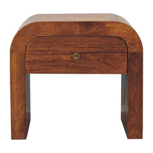 Load image into Gallery viewer, 16" Solid Wood One Drawer Nightstand - Chestnut
