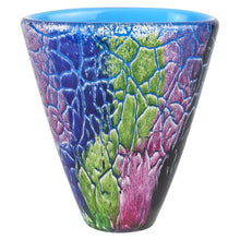 Load image into Gallery viewer, Murano Abstract Oval Table Vase - Blue / Green
