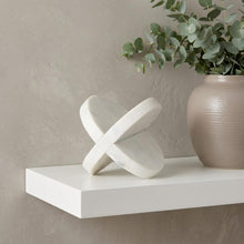 Load image into Gallery viewer, Petite Marble Circular Sculpture - White
