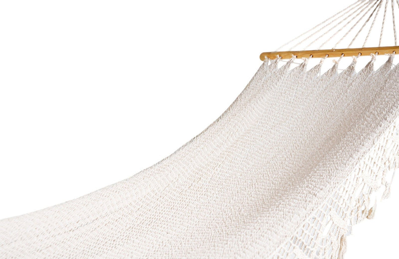 Single Spreader Bar Hammock - Off White