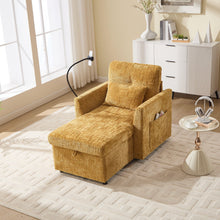 Load image into Gallery viewer, Multifunctional Chenille Recliner Sofa With Storage And Phone Bracket
