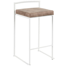 Load image into Gallery viewer, Fuji - Simple Elegance, Contemporary Stackable Counter Stool
