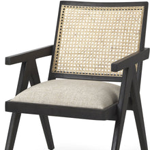 Load image into Gallery viewer, Solid Arm Chair - Gray / Black
