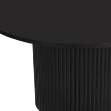 Load image into Gallery viewer, 36" Solid Wood Round Pedestal Coffee Table - Black
