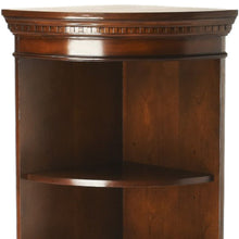 Load image into Gallery viewer, Corner Accent Cabinet With Adjustable Shelves - Brown

