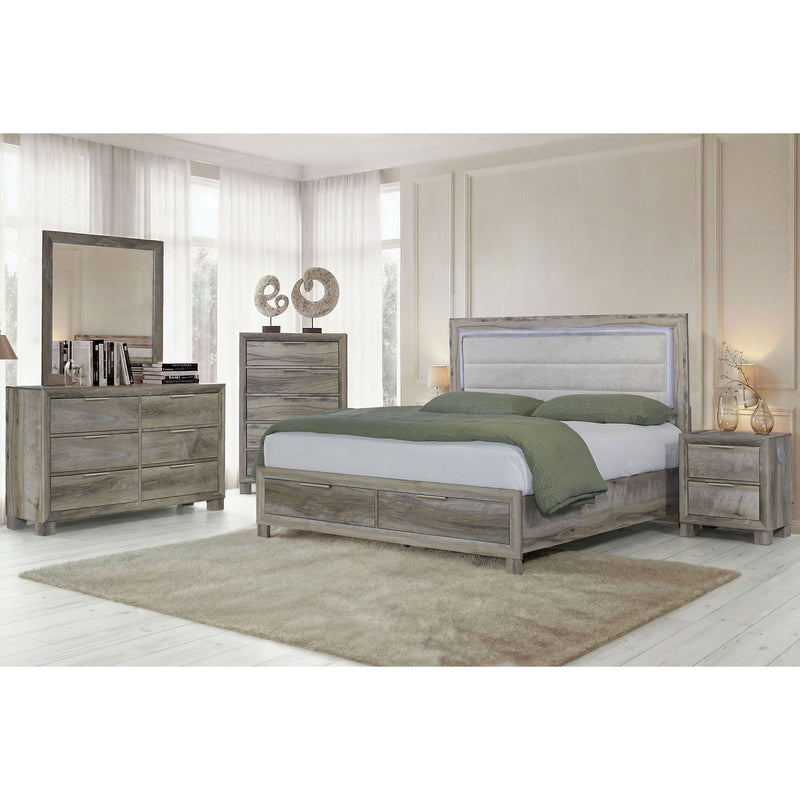 Cllisie - Bed With Padded Headboard