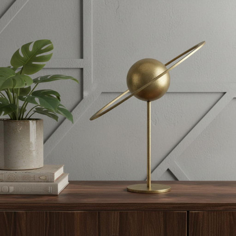 Solar System Tabletop Sculpture - Gold