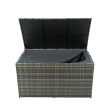 Load image into Gallery viewer, Outdoor Storage Box, 200 Gallon Wicker Patio Deck Boxes with Lid, Outdoor Cushion Storage for Kids Toys, Pillows, Towel
