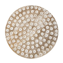 Load image into Gallery viewer, Washed Solid Wood Round End Table - White
