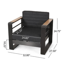 Load image into Gallery viewer, Giovanna - Club Chair Set With Aluminum Frame
