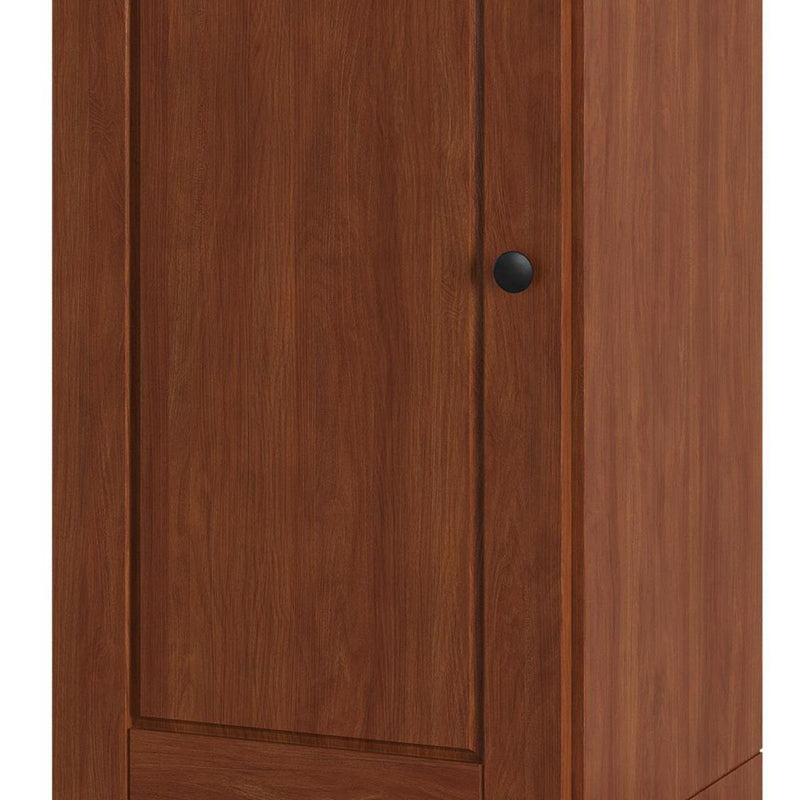Ten Pair Solid Woodshoe Storage Cabinet (752062) - Coffee
