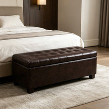 Load image into Gallery viewer, Elegant Tufted Storage Ottoman Bench
