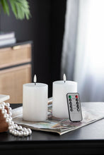 Load image into Gallery viewer, LED Candles With Wick And Remote Control Timer (Set of 2) - White

