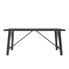 Load image into Gallery viewer, Farmhouse Style Dining Table With Wood Like Top
