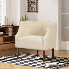 Load image into Gallery viewer, Contemporary Upholstered Club Chair With Button Tufting
