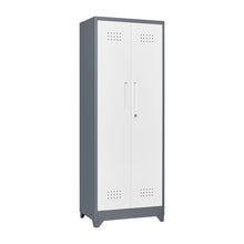 Load image into Gallery viewer, Lockers With Locking Doors, Adjustable Shelves, High Broom Tool Storage Cabinet
