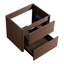 Load image into Gallery viewer, Wall Mounted Bathroom Vanity With Soft Close Drawer - Black Brown
