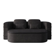 Load image into Gallery viewer, 2 In 1 Foldable Sofa Bed With Multi Functional Blanket, Floor Lounge Sofa
