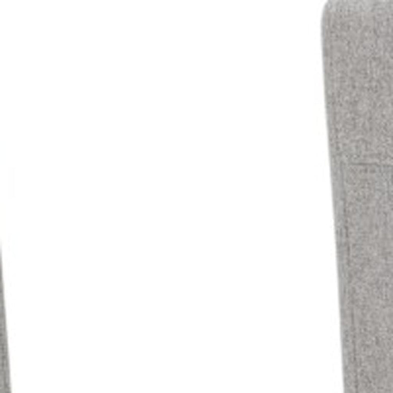 Wood Dining Parsons Chairs (Set of 2) - Gray / Dark Brown