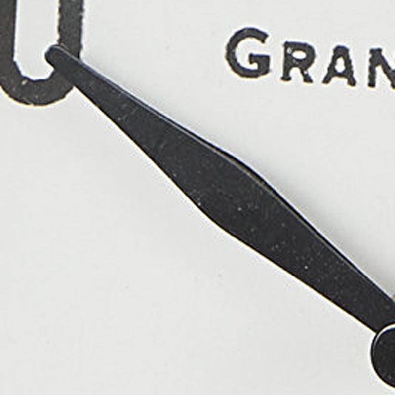 Square Table Clock - White