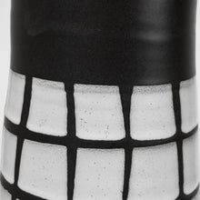 Load image into Gallery viewer, Abstract Cylinder Table Vase (397551) - Black / White

