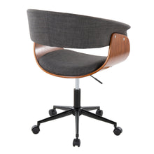 Load image into Gallery viewer, Vintage Mod - Mid-Century Modern Office Chair - Charcoal
