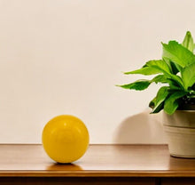 Load image into Gallery viewer, Decorative Orb Tabletop Sculpture (480017) - Yellow
