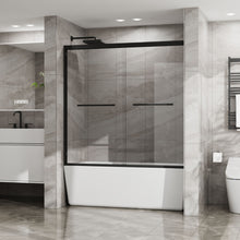 Load image into Gallery viewer, Goodyo - Double Sliding Bathtub Shower Door With Sgcc Clear Tempered Glass
