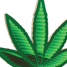 Load image into Gallery viewer, Leaf Tabletop Sign With LED - Green
