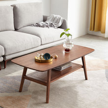 Load image into Gallery viewer, Low Coffee Table With Storage Shelf

