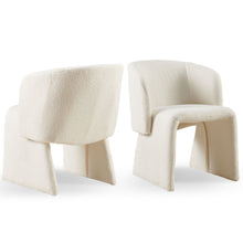 Load image into Gallery viewer, Modern Accent Chair Brown Single Sofa Chair, Upholstered Side Chair Teddy Comfy Chair For Dining Room / Bedroom / Living Room / Reception
