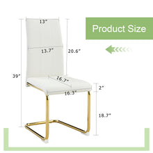 Load image into Gallery viewer, Luxury Aesthetic Upholstered Dining Chairs For Dining Room
