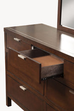 Load image into Gallery viewer, Solid Wood Seven Drawer Double Dresser - Brown

