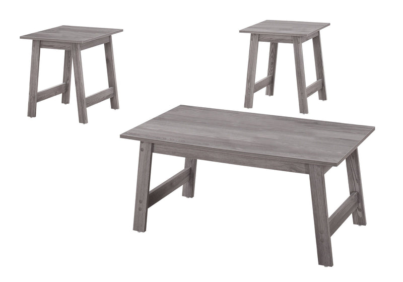36" Coffee Table (Set of 3) - Gray
