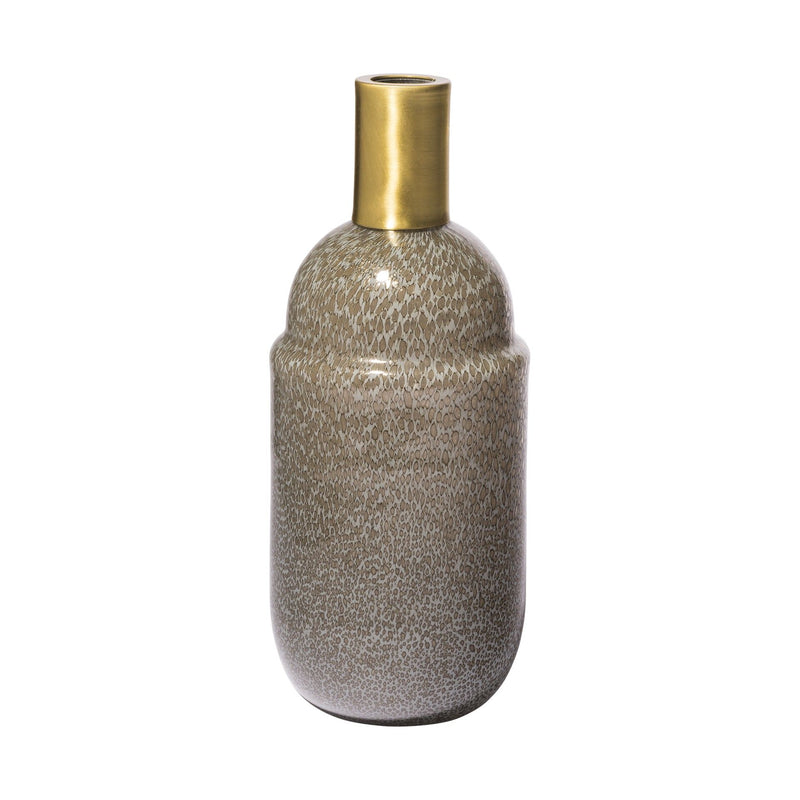Abstract Cylinder Table Vase (397552) - Brown