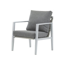 Load image into Gallery viewer, Modern Lounge Chair With Rope Accents And Cushions
