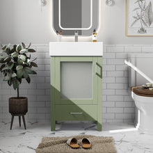 Load image into Gallery viewer, Bathroom Vanity With Ceramic Sink And Ample Storage, Ideal For Small Bathrooms
