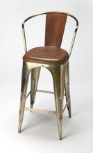 Load image into Gallery viewer, Iron Bar Chair - Brown / Gold
