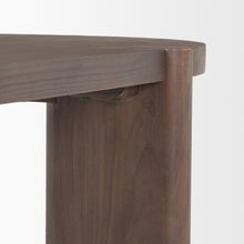 Load image into Gallery viewer, 91" Brown Solid Wood Oval Dining Table
