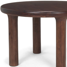 Load image into Gallery viewer, 48" Brown Solid Wood Round Top Dining Table
