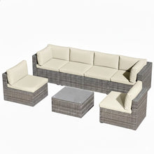 Load image into Gallery viewer, Modern Patio Set With Coffee Table
