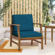 Load image into Gallery viewer, Kaleidoscope - Club Chair With Slat Paneling - Blue
