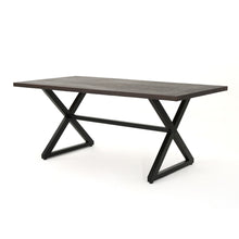 Load image into Gallery viewer, Rolando - Outdoor Aluminum Dining Table With Steel Frame
